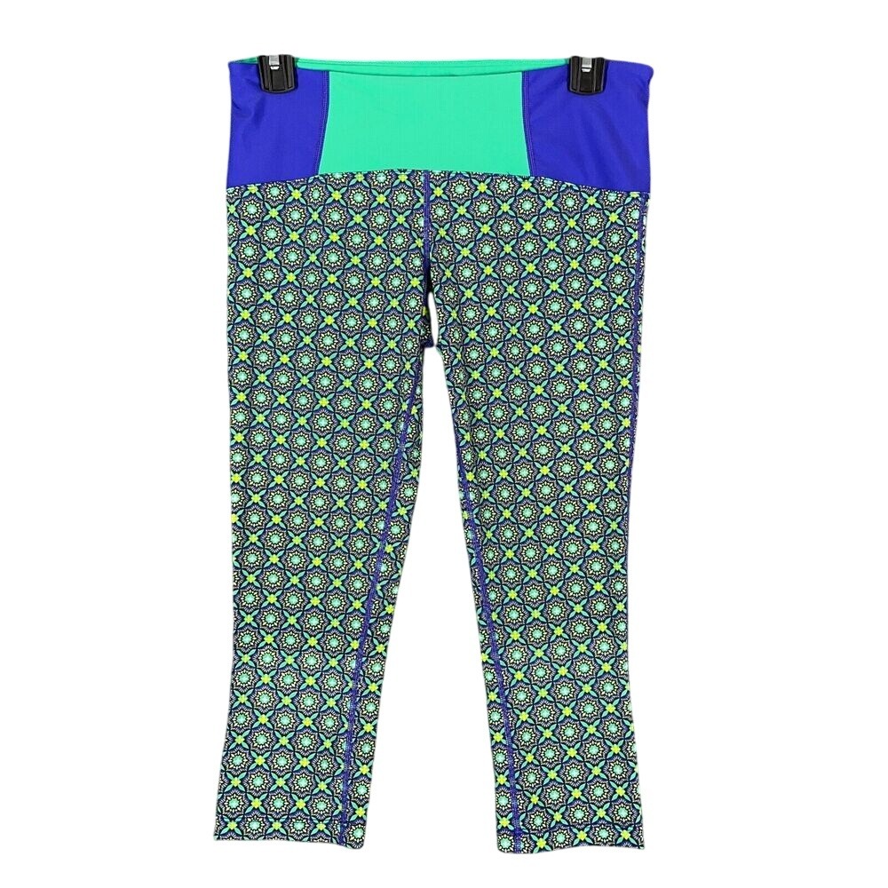 Prana Leggings Womens Small Cropped Yoga‎ Gym Studio Lounge Workout Pants